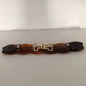 🛍️🛍️ UNKNOWN DESIGNER🛍️🛍️. Tortoiseshell Stretch Belt
